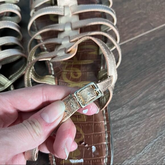 Sam Edelman Hamilton Rose Gold Sandal - Picture 3 of 4